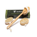 en gros meilleure vente bain en bois personnalisé brosse ensemble